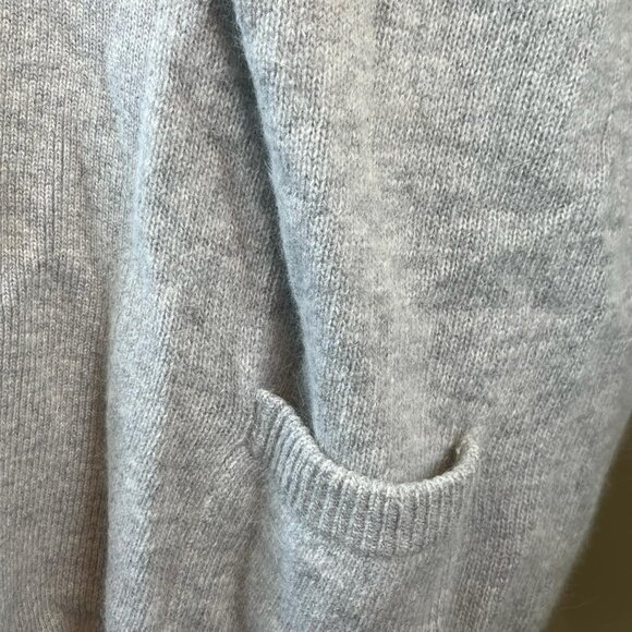 Vintage Yarnworks Lambswool Angora Blend Open Front Cardgan 90s Y2K Lagenlook - Picture 6 of 8